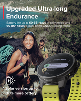 Suunto Vertical Sports Watch with GPS navigation, solar charging, and durable outdoor design for cycling and fitness tracking