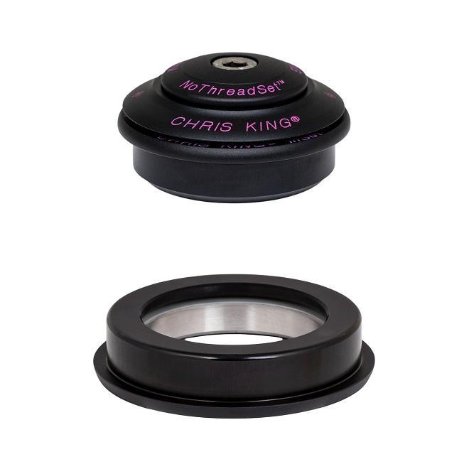 Chris King InSet 2 Tapered Headset - Options - Two Tone Black Punch