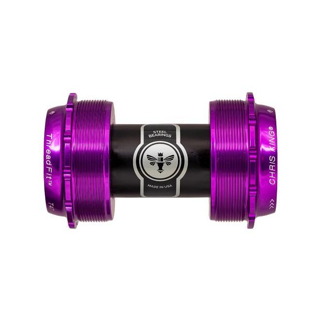 Chris King T47 ThreadFit 24x Bottom Bracket - Options - 3D Violet