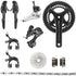 Campagnolo Centaur 11 speed black road bike groupset with crankset, derailleurs, and shifters