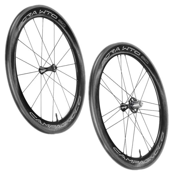 Campagnolo Bora WTO 60 Clincher Tubeless Ready Wheels for road bikes – aerodynamic lightweight carbon racing wheelset