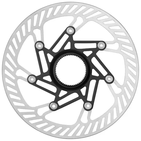 Campagnolo disc brake rotor center lock design available in various sizes for road gravel and cyclocross bikes