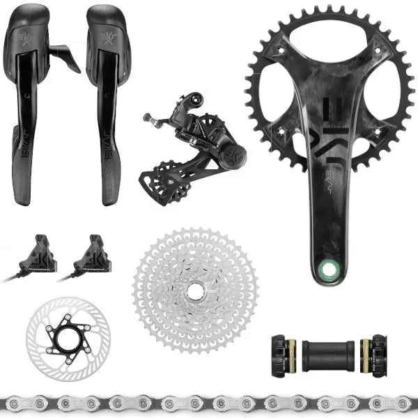 Campagnolo EKAR 13-speed gravel groupset with 1x drivetrain for adventure cycling