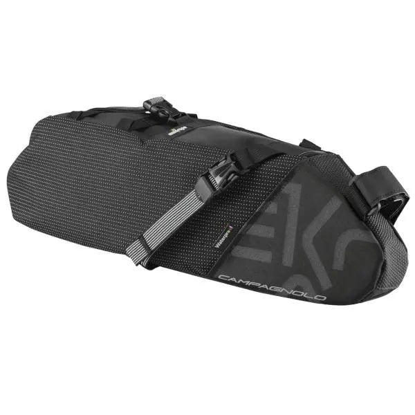Campagnolo Ekar Cluster 7 gravel saddle bag 7 litre waterproof lightweight bikepacking storage bag for gravel and adventure bikes