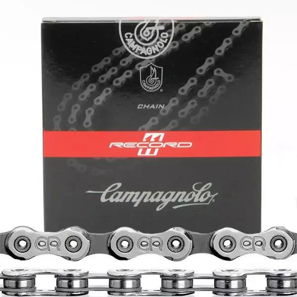 Campagnolo Record 11-speed chain for smooth and precise road bike performance