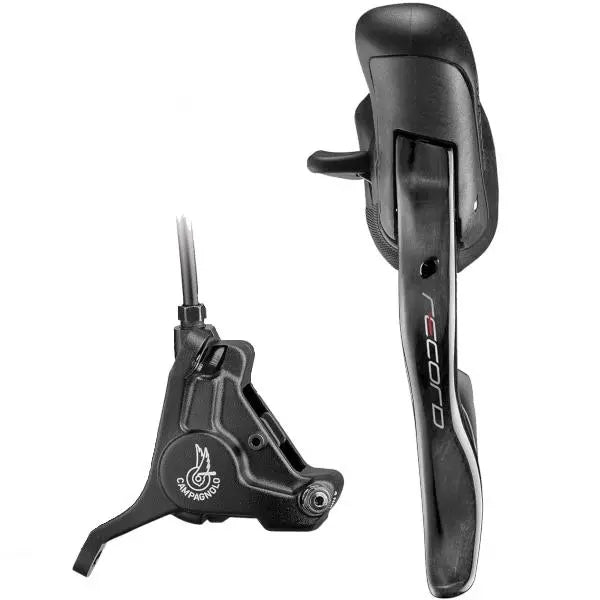Campagnolo Record 12-speed disc brake left Ergopower shifter with 160mm front brake for road bikes