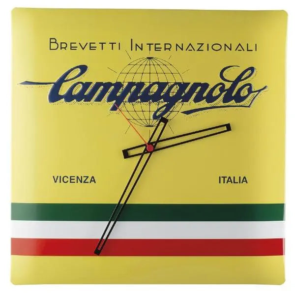 Campagnolo Brevetti Internazionali 40cm vintage wall clock for cycling enthusiasts