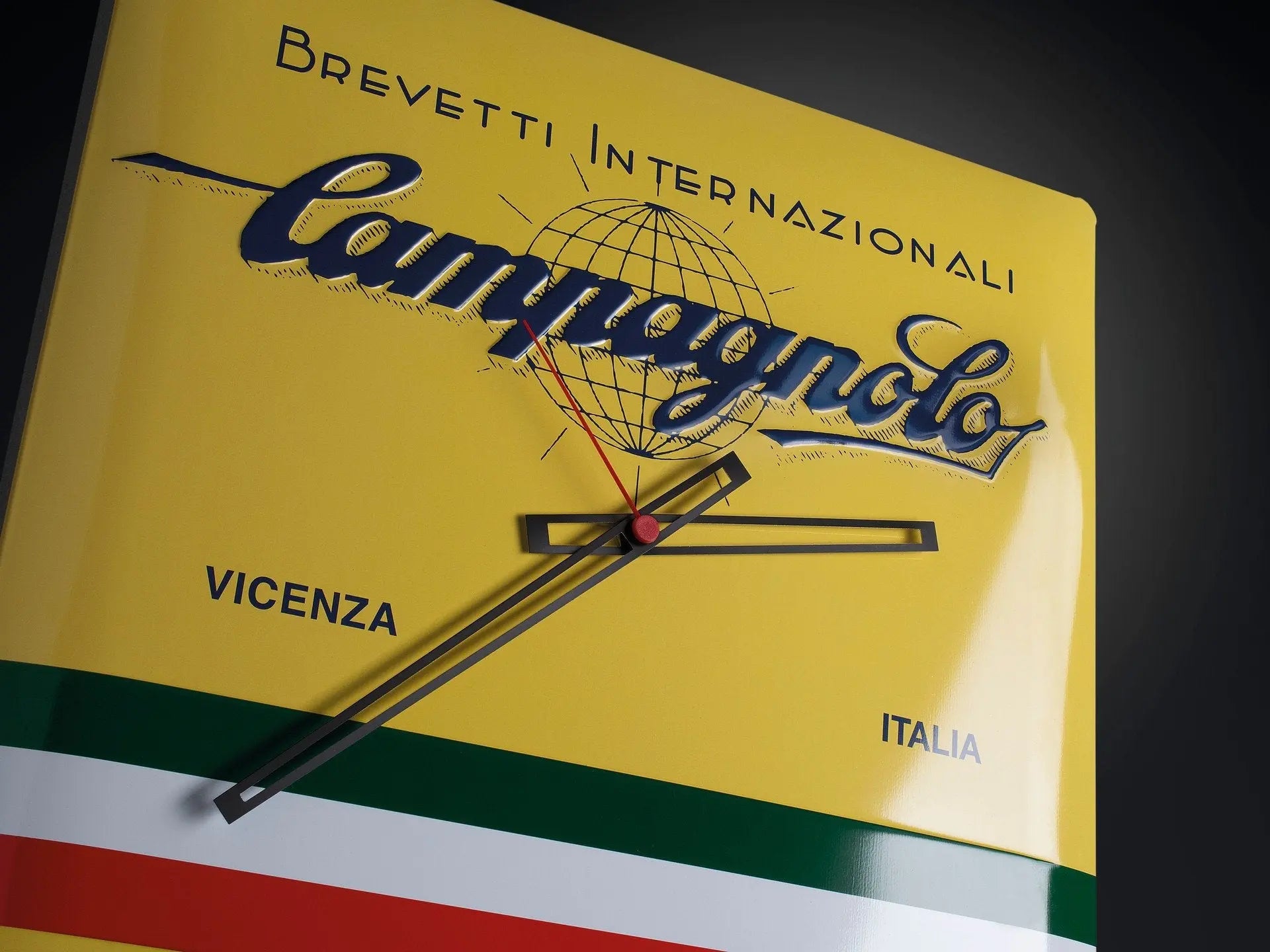 Campagnolo Brevetti Internazionali 40cm vintage wall clock for cycling enthusiasts
