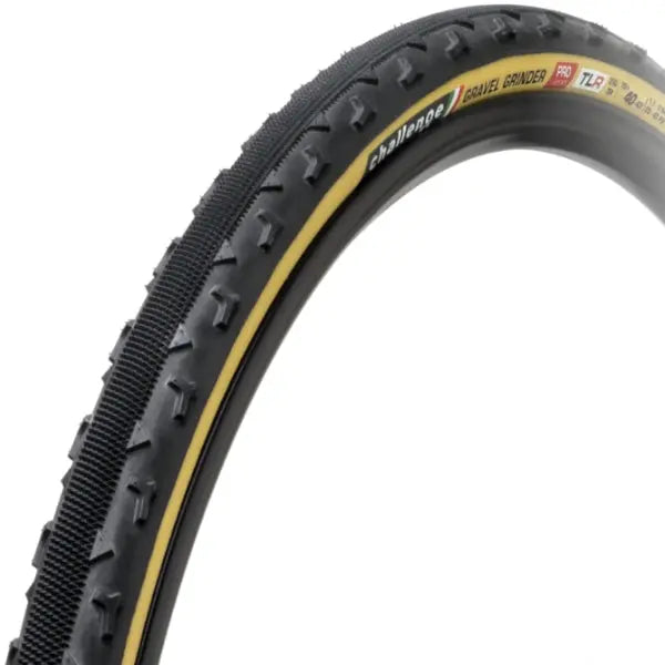 Challenge Gravel Grinder Pro TLR clincher tire 700c handmade tubeless ready gravel bike tire with superior grip and durability