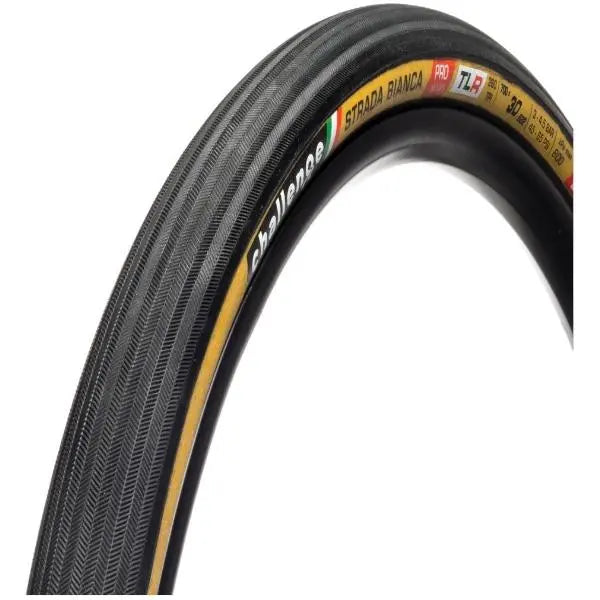 Challenge Strada Bianca Pro TLR clincher tire 700c handmade tubeless ready gravel and endurance road bike tire