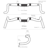 Deda Elementi Gera 31.7mm carbon gravel handlebar for adventure bikes