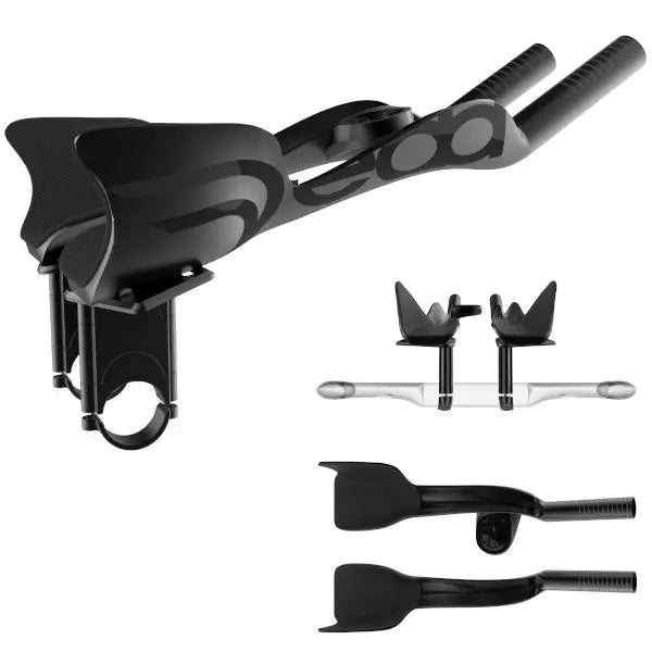 Deda Elementi Jet TT carbon handlebar extensions 31.7mm aero time trial and triathlon bike bars