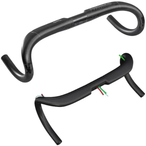 Deda Elementi SuperZero DCR 31.7mm aero carbon road bike handlebar with internal cable routing