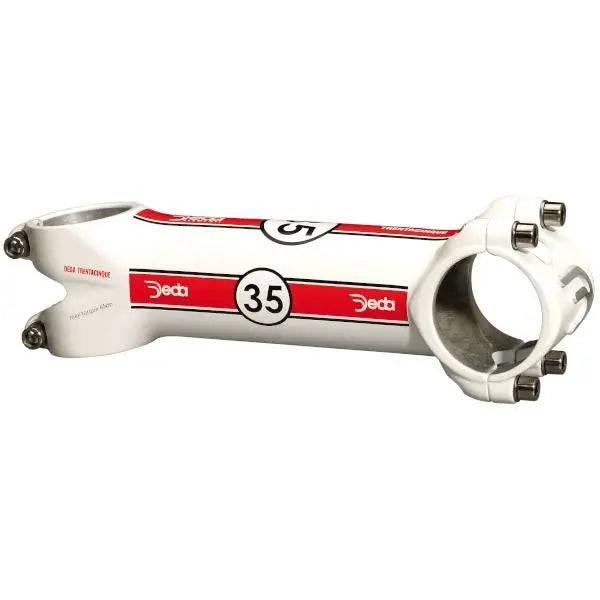 Deda Elementi Trentacinque 35mm oversized alloy road and MTB stem for maximum stiffness and control