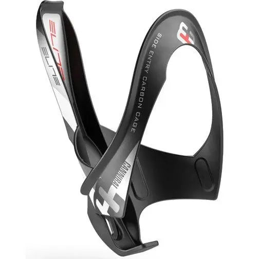 Elite Cannibal carbon water bottle cage lightweight side-entry design for road bikes
