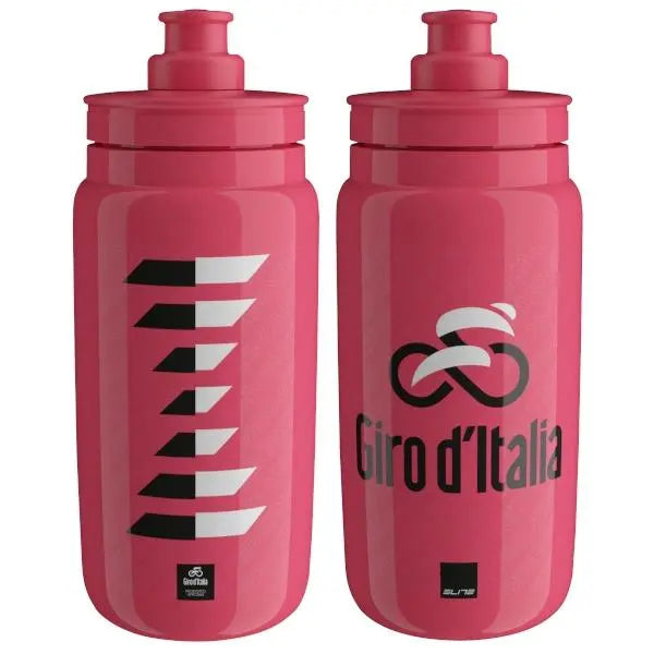 Elite Fly Giro d’Italia 550ml water bottle lightweight BPA free limited edition cycling bottle pink race design
