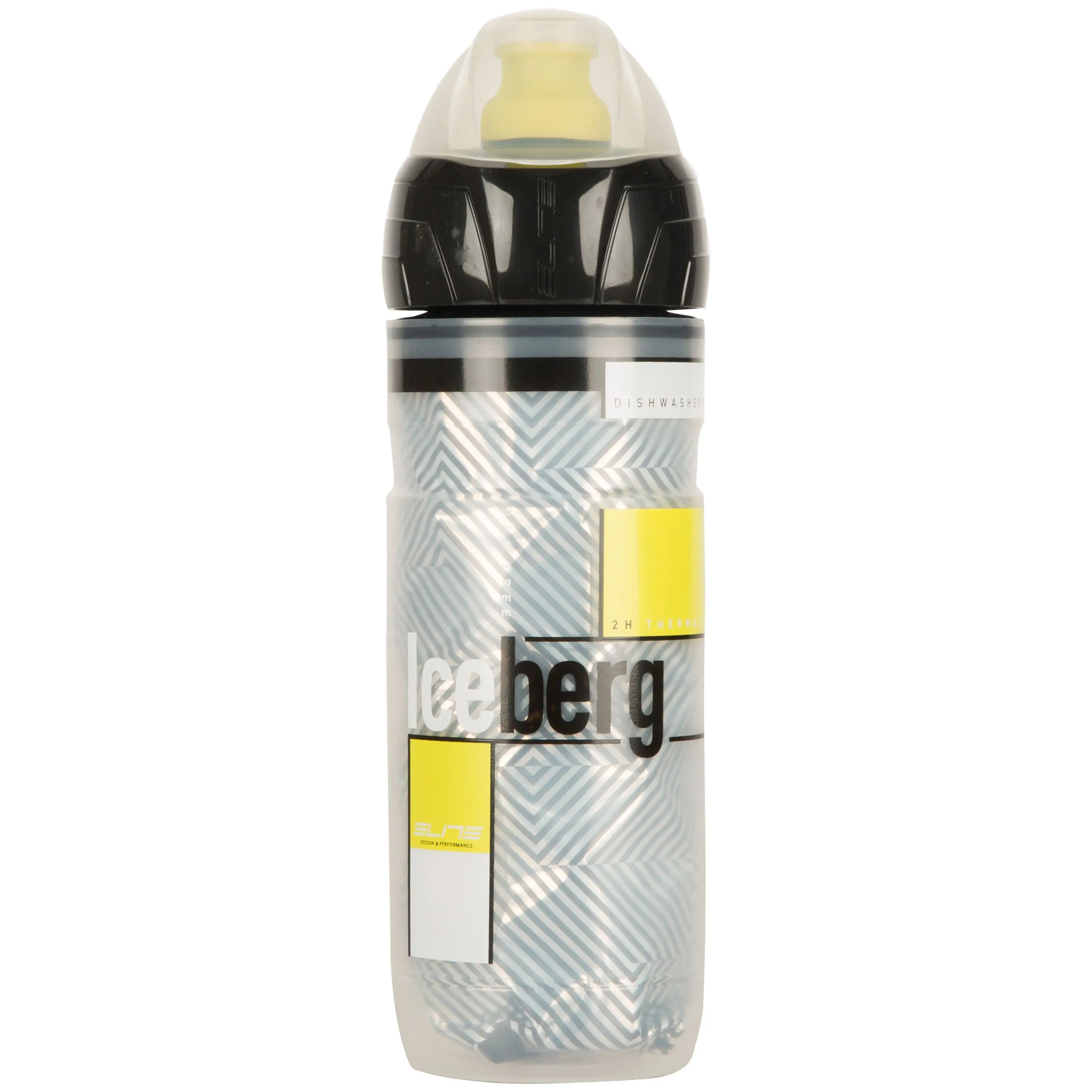 Elite Iceberg Thermal 500mL insulated cycling water bottle for road and MTB use