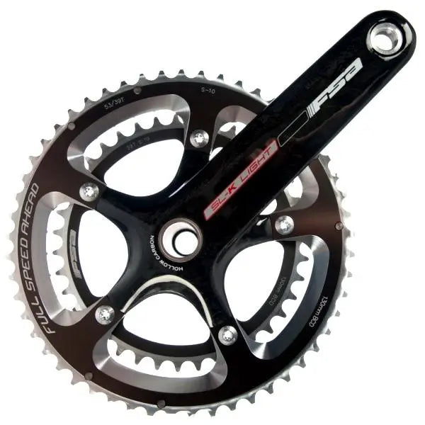 FSA SL-K Light MegaExo 10-speed 53-39T 170mm carbon crankset for road bikes