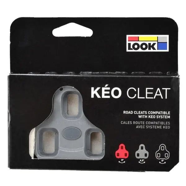 Look Keo Pedal Cleats Kit Grey – durable replacement cleats for Look Keo road pedals with secure grip and comfortable float