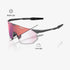 “100% Hypercraft SQ cycling sunglasses with photochromic rose gold mirror lens – light grey ultra-light frame”