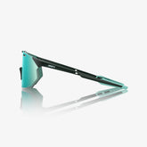 “100% Hypercraft SQ cycling sunglasses with HiPER Mint mirror lens – ultra-light performance eyewear”