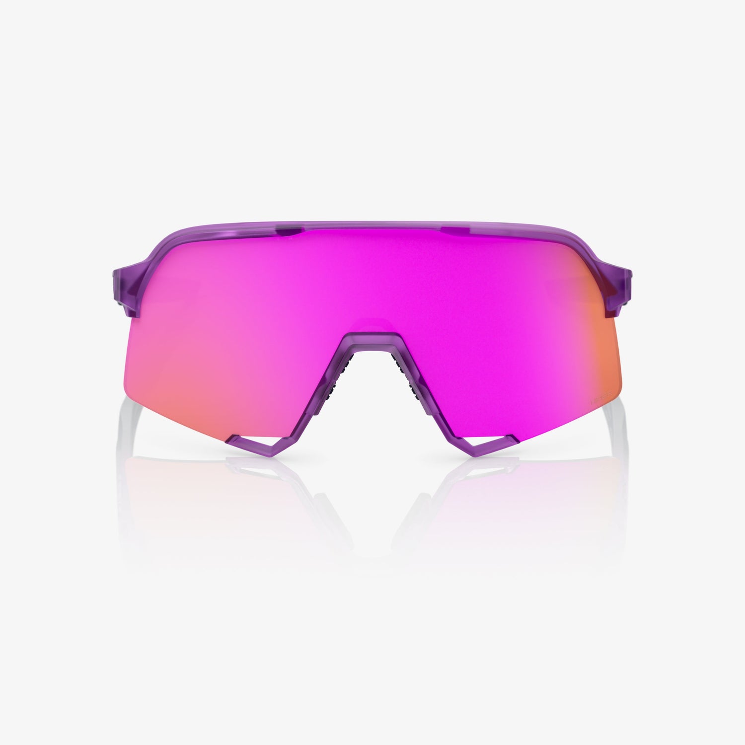 “100% S3 cycling sunglasses with HiPER Vital Pink mirror lens – Toyoko performance cycling eyewear”