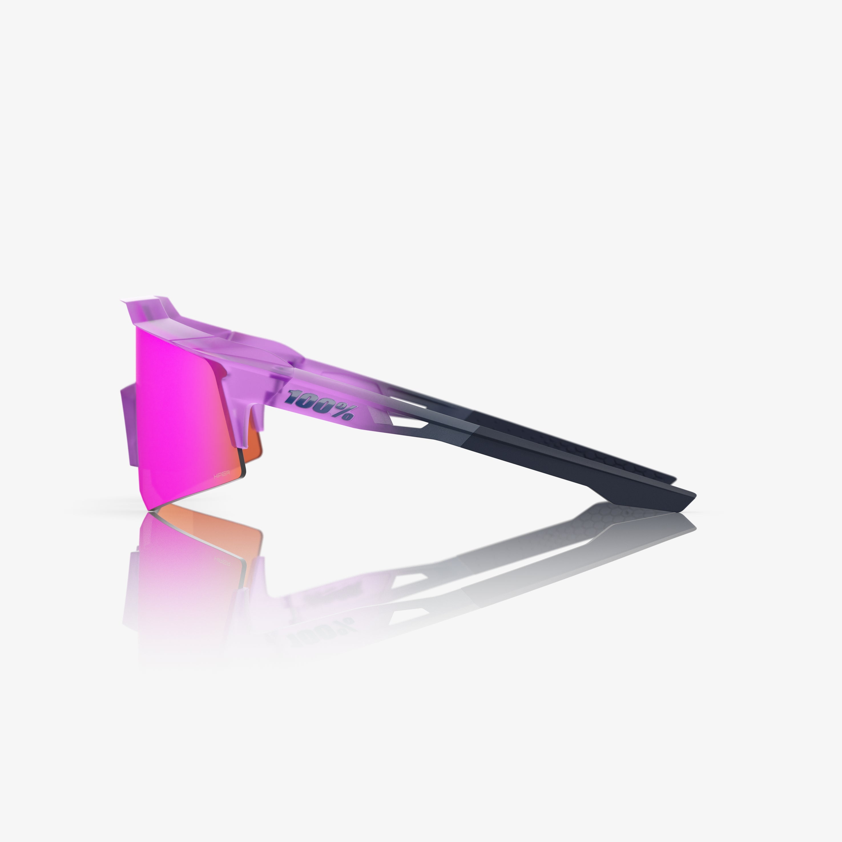 100% Speedcraft XS Cycling Sunglasses – HiPER Vital Pink Lens