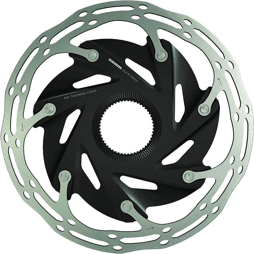 SRAM CenterLine XR disc brake rotor lightweight quiet smooth braking performance road gravel bike
