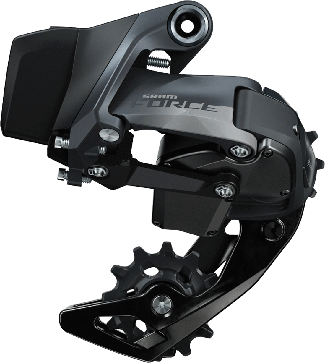 SRAM Force eTap AXS rear derailleur short cage 12 speed wireless road bike drivetrain component