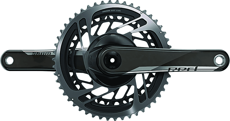 SRAM RED AXS 12 speed carbon crankset lightweight aerodynamic road bike drivetrain component