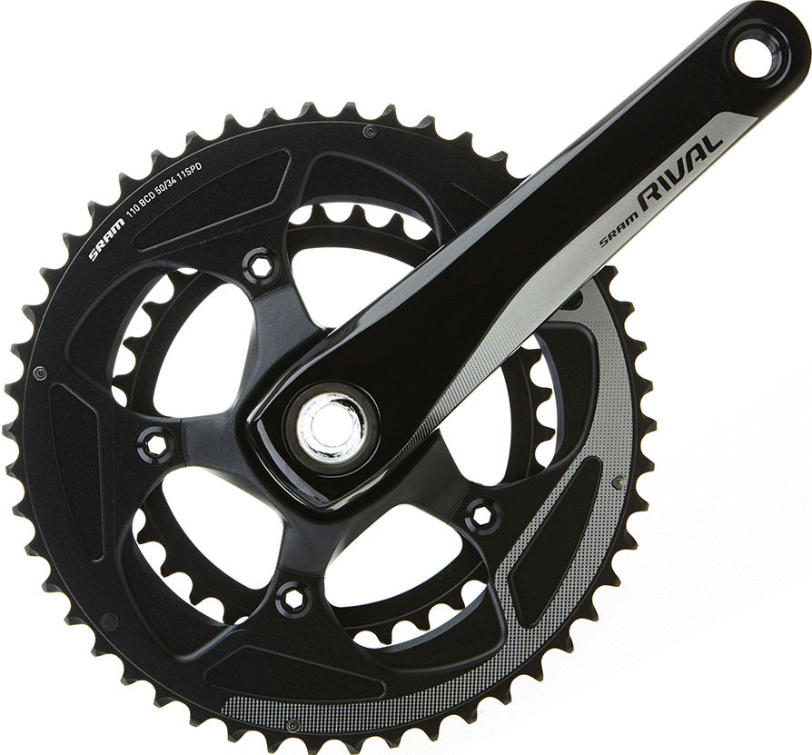 SRAM Rival 22 BB30 crankset 2x11-speed lightweight road bike drivetrain component