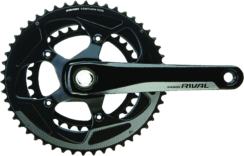 SRAM Rival 22 GXP crankset 2x11-speed lightweight road bike drivetrain component