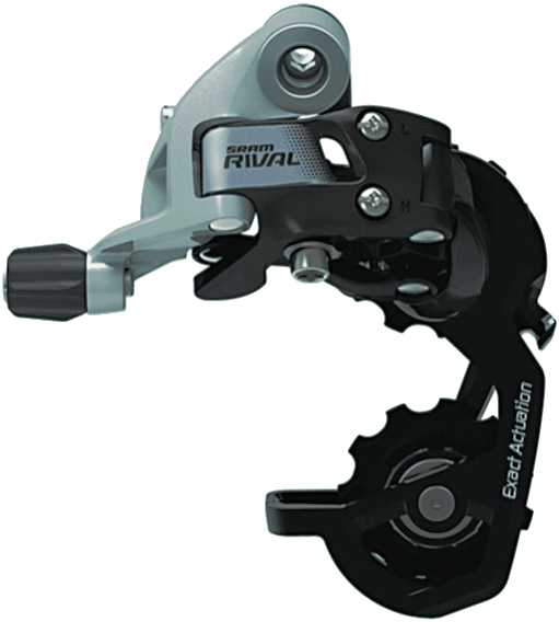 SRAM Rival 22 rear derailleur 11 speed lightweight precise shifting road bike drivetrain component