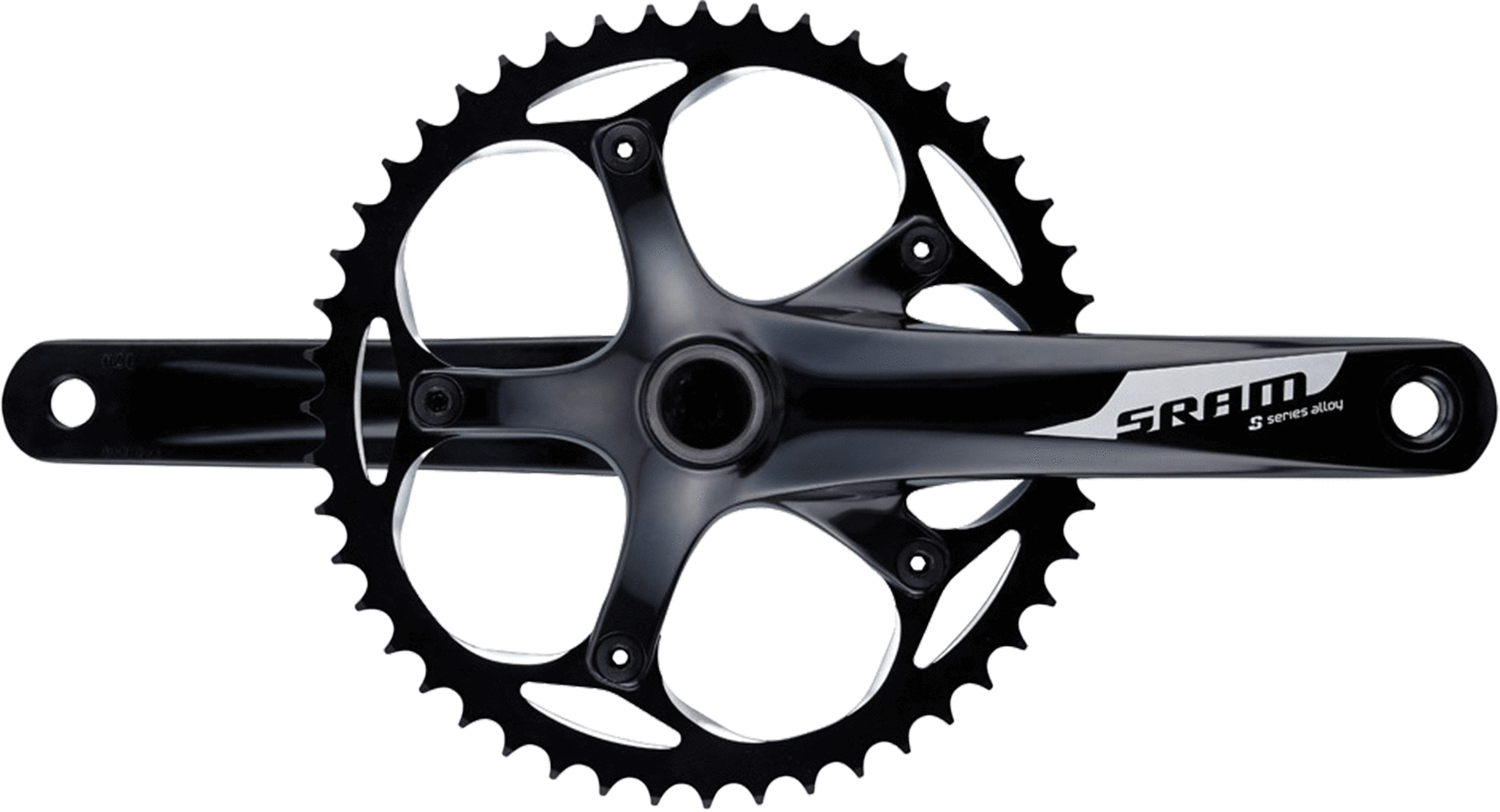 SRAM S300 1.1 GXP crankset 165mm 48T single-speed track and fixed-gear bike component