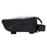Serfas LT-STM4BK cell phone top tube bag with touchscreen window bike storage bag for road and mountain bikes