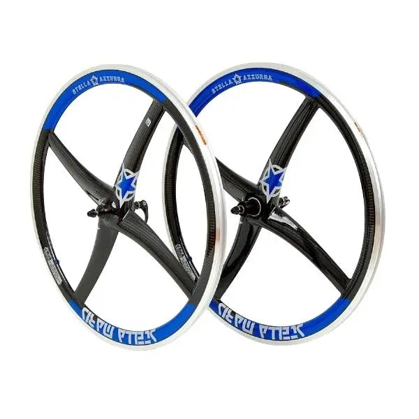 Stella Azzurra Stella Maris clincher road bike wheelset compatible with Shimano drivetrains
