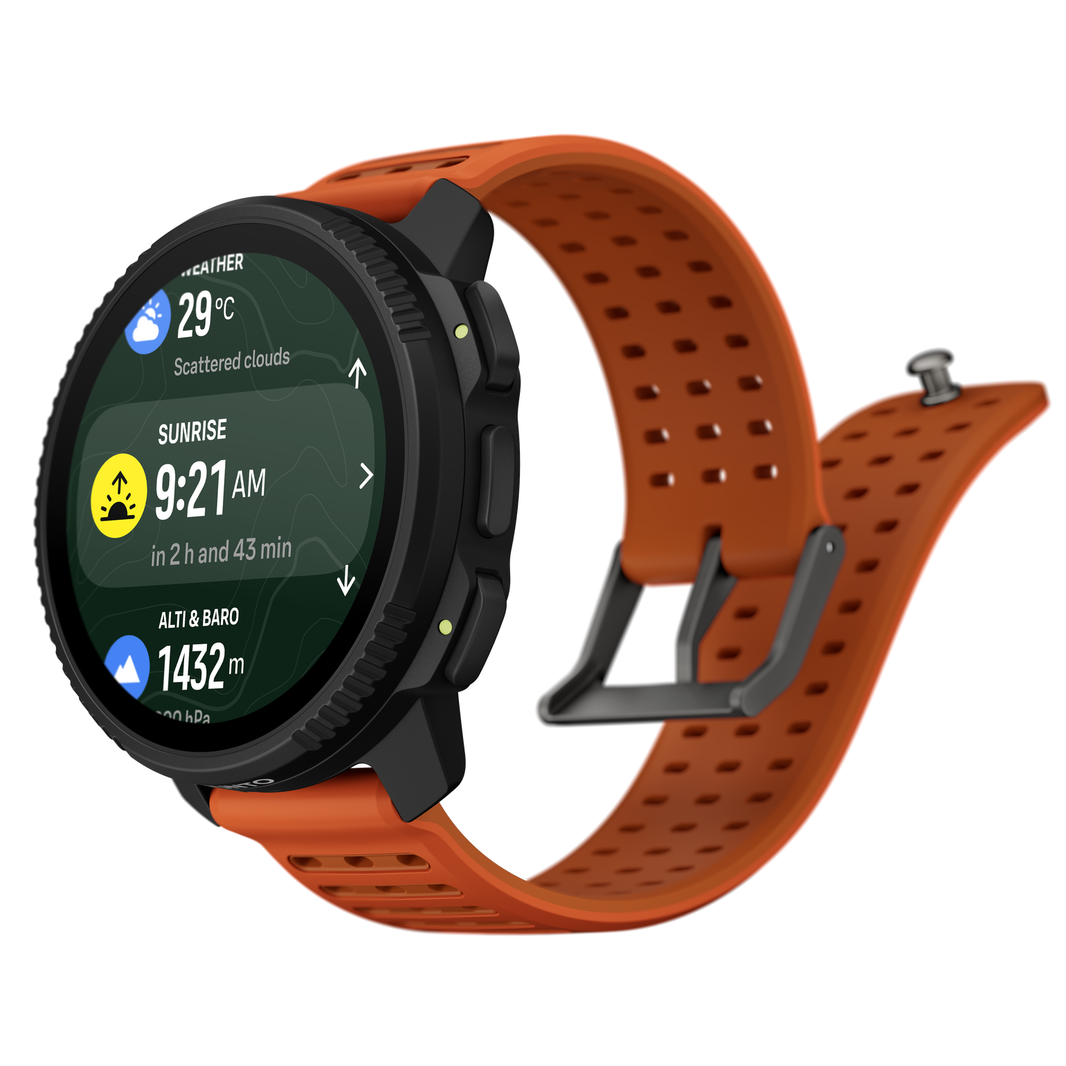 Suunto Vertical 2 Sports Watch with solar power, GPS navigation, and rugged outdoor design for cycling and endurance athletes