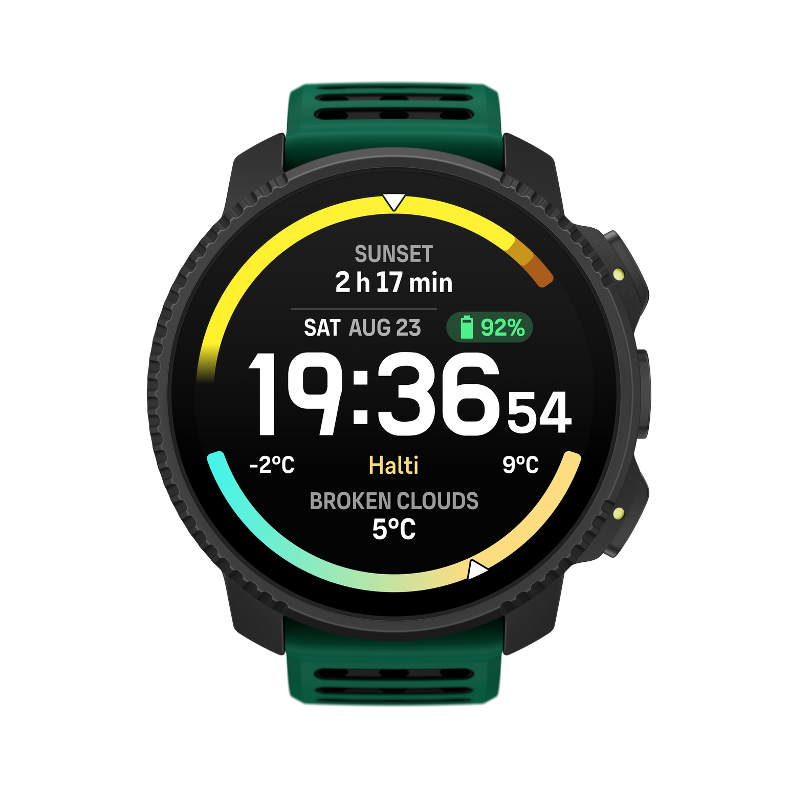 Suunto Vertical 2 Sports Watch with solar power, GPS navigation, and rugged outdoor design for cycling and endurance athletes