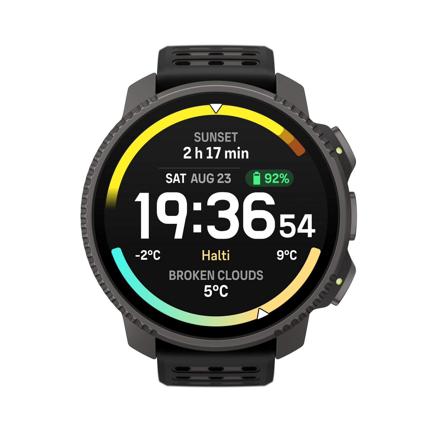 Suunto Vertical 2 Sports Watch with solar power, GPS navigation, and rugged outdoor design for cycling and endurance athletes