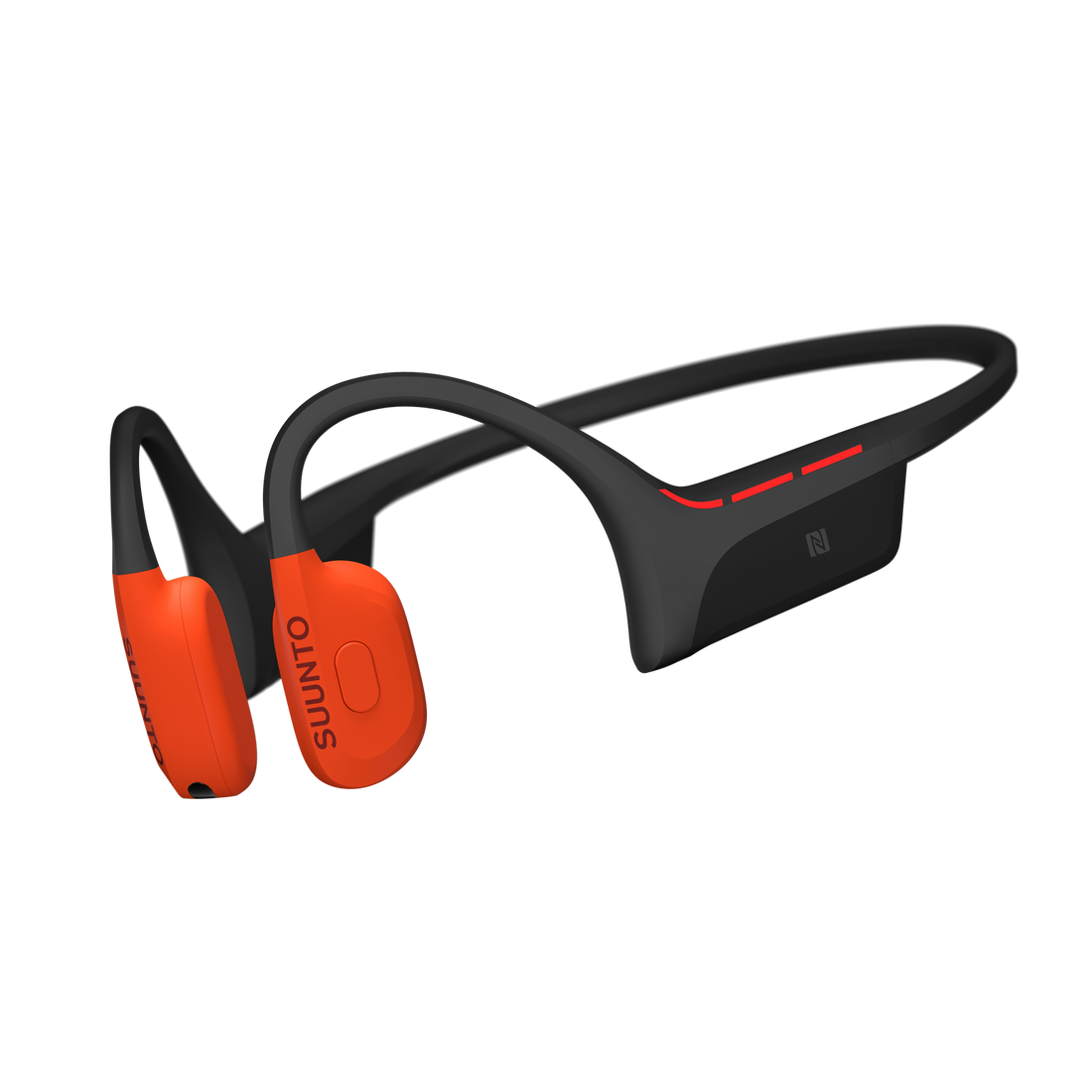 Suunto Wing 2 open-ear sports headphones designed for cycling, running, and outdoor training with wireless Bluetooth connectivity