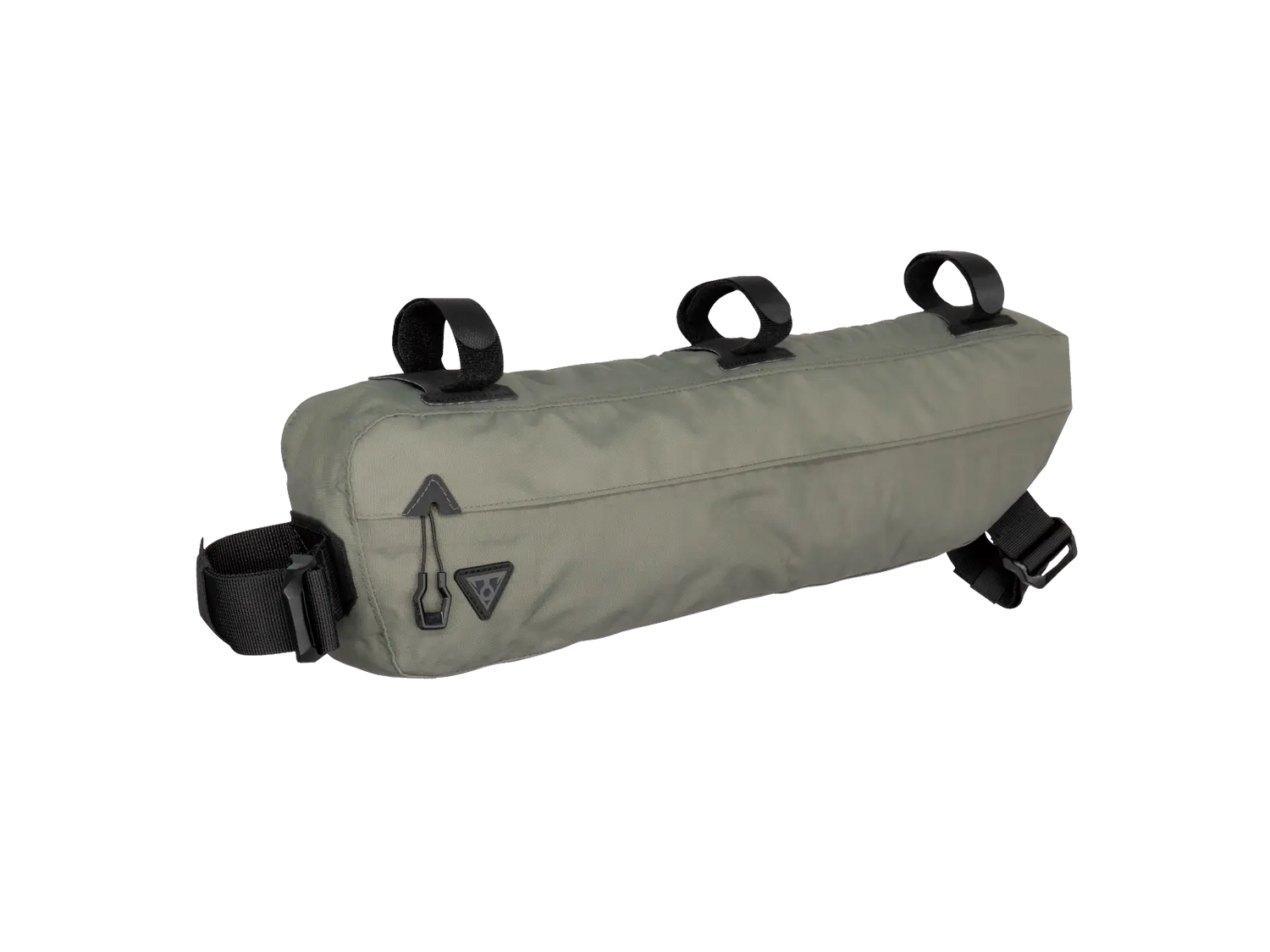 Topeak Midloader frame bag 6L green durable lightweight bikepacking bag mounted inside bicycle frame