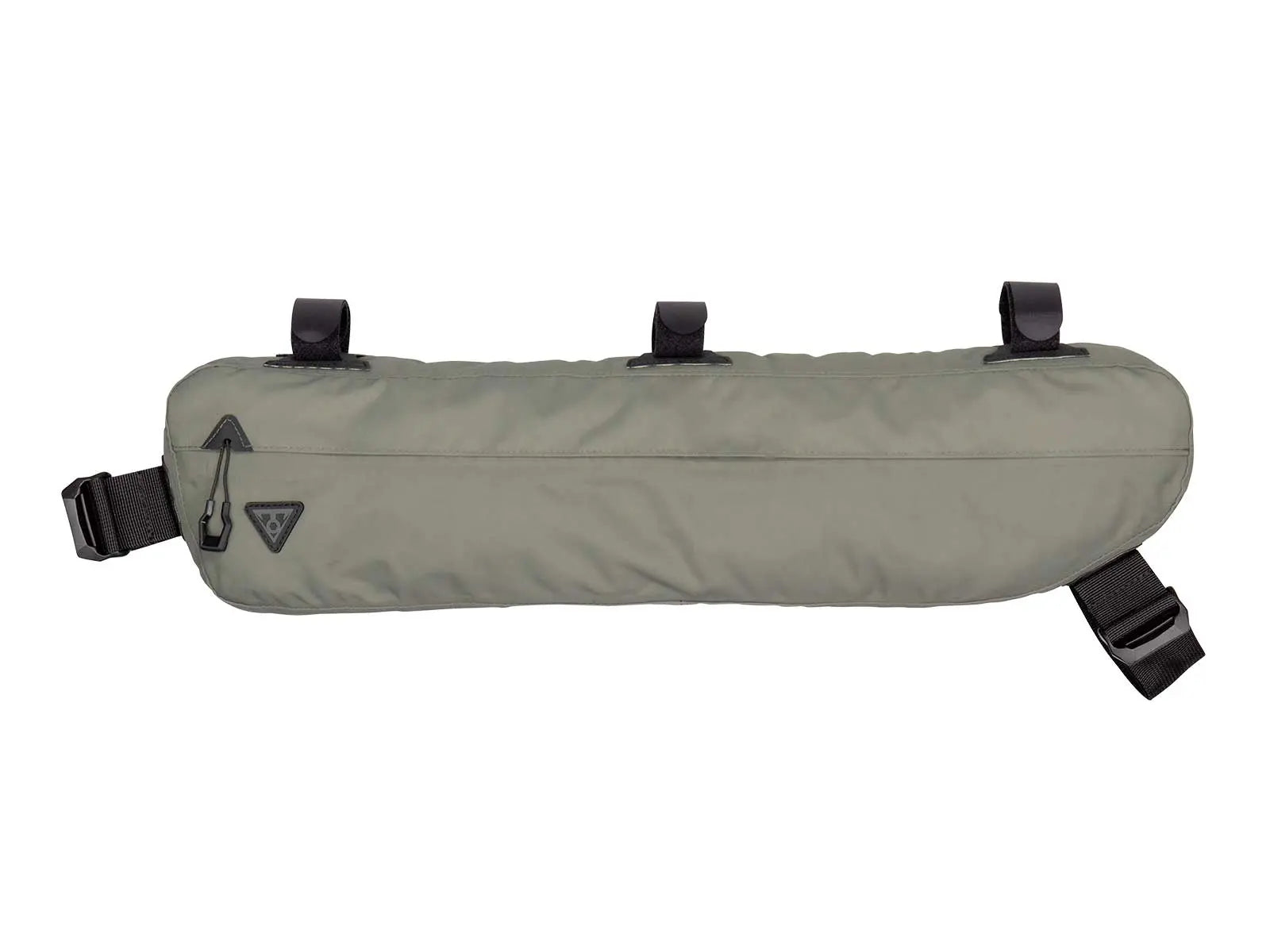 Topeak Midloader frame bag 6L green durable lightweight bikepacking bag mounted inside bicycle frame