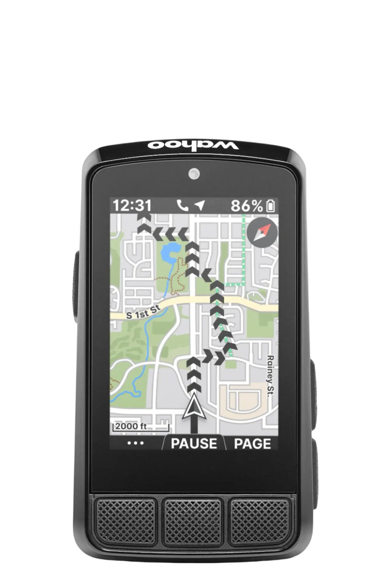 Wahoo ELEMNT BOLT V3 GPS Bike Computer – aerodynamic cycling GPS device with navigation, performance metrics, and smart connectivity