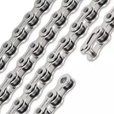 Wippermann Connex 108 nickel single-speed chain for BMX, fixed gear, and track bikes