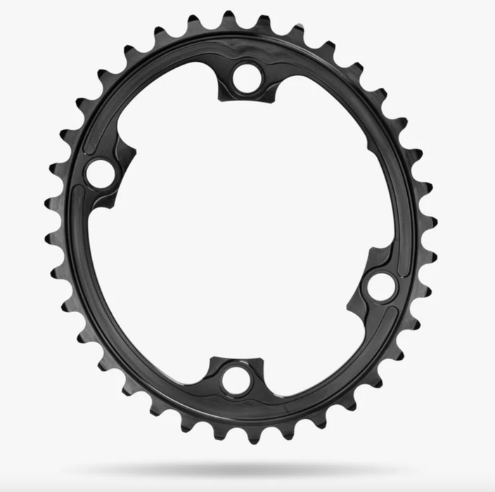 Black / 36t Absolute Black 110/4 BCD 2x Chainring - Options
