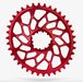 Red / 48t Absolute Black GXP/BB30 Oval CX Chainring - Options