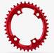 Red / 40t Absolute Black Oval CX 110/4 BCD Chainring - Options
