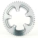 110BCD 5 HOLES / 36t Black Absolute Black Oval Silver Line Chainring - Options