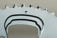Absolute Black Oval Silver Line Chainring - Options