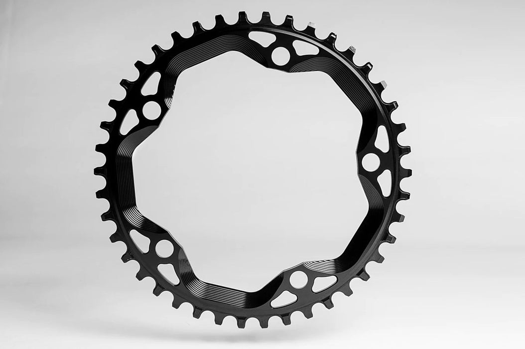 38T x 110BCD / Black Absolute Black Round CX Chainring - Options